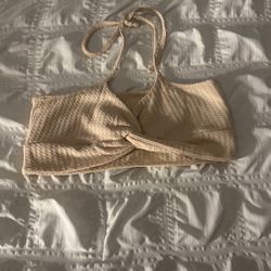 Beige Crop Top
