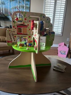 Wooden Tree Activity Center Toddler Toy