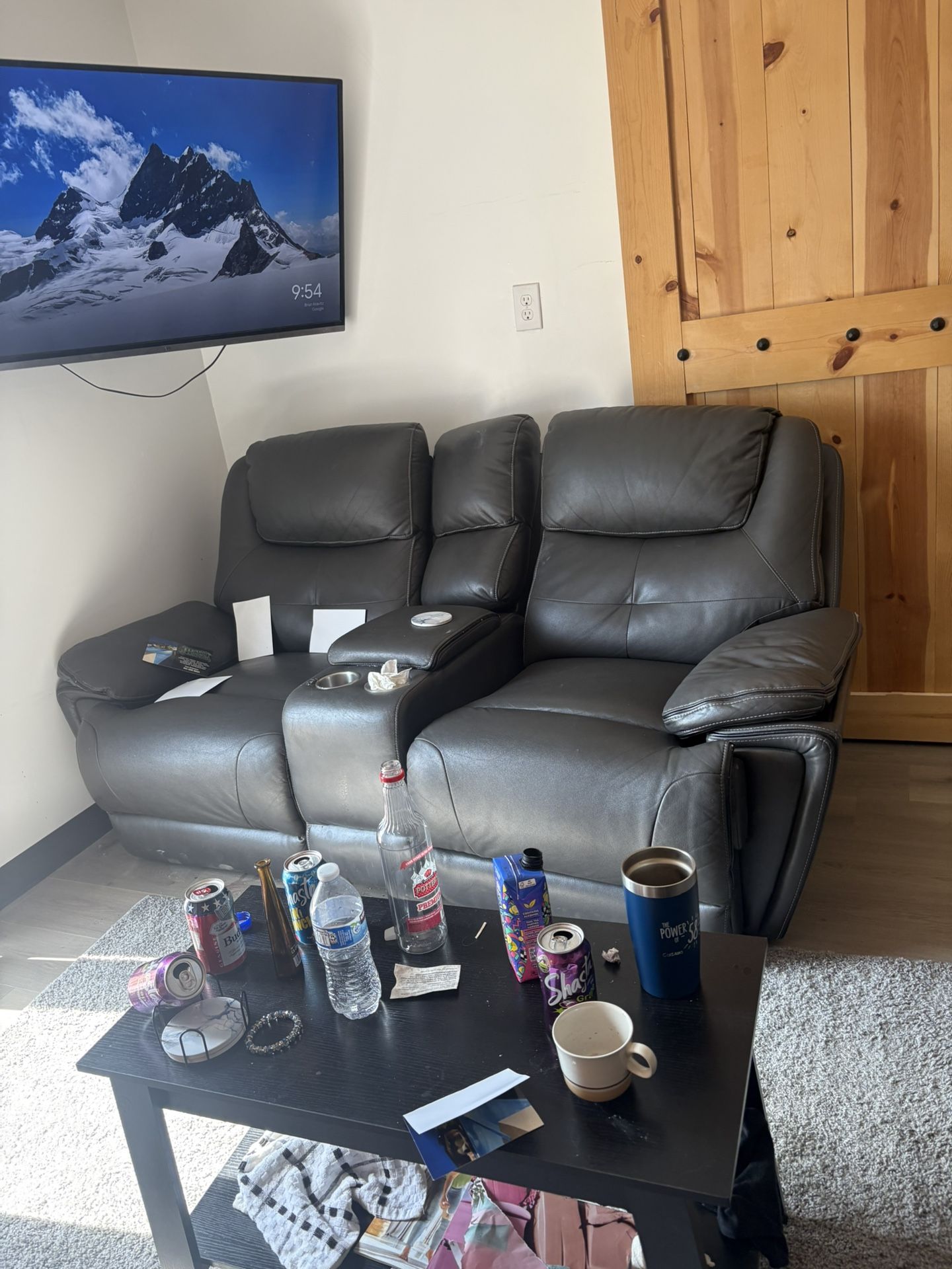 Black Couches