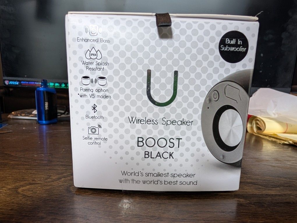 Worlds Smallest Bluetooth speaker - Fashionit U Boost Bluetooth Speaker – Brand New