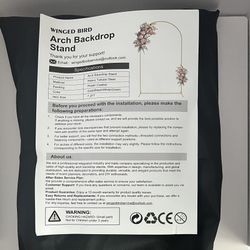 7.3 Ft Gold Metal Arch