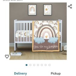 Baby girl Crib Set