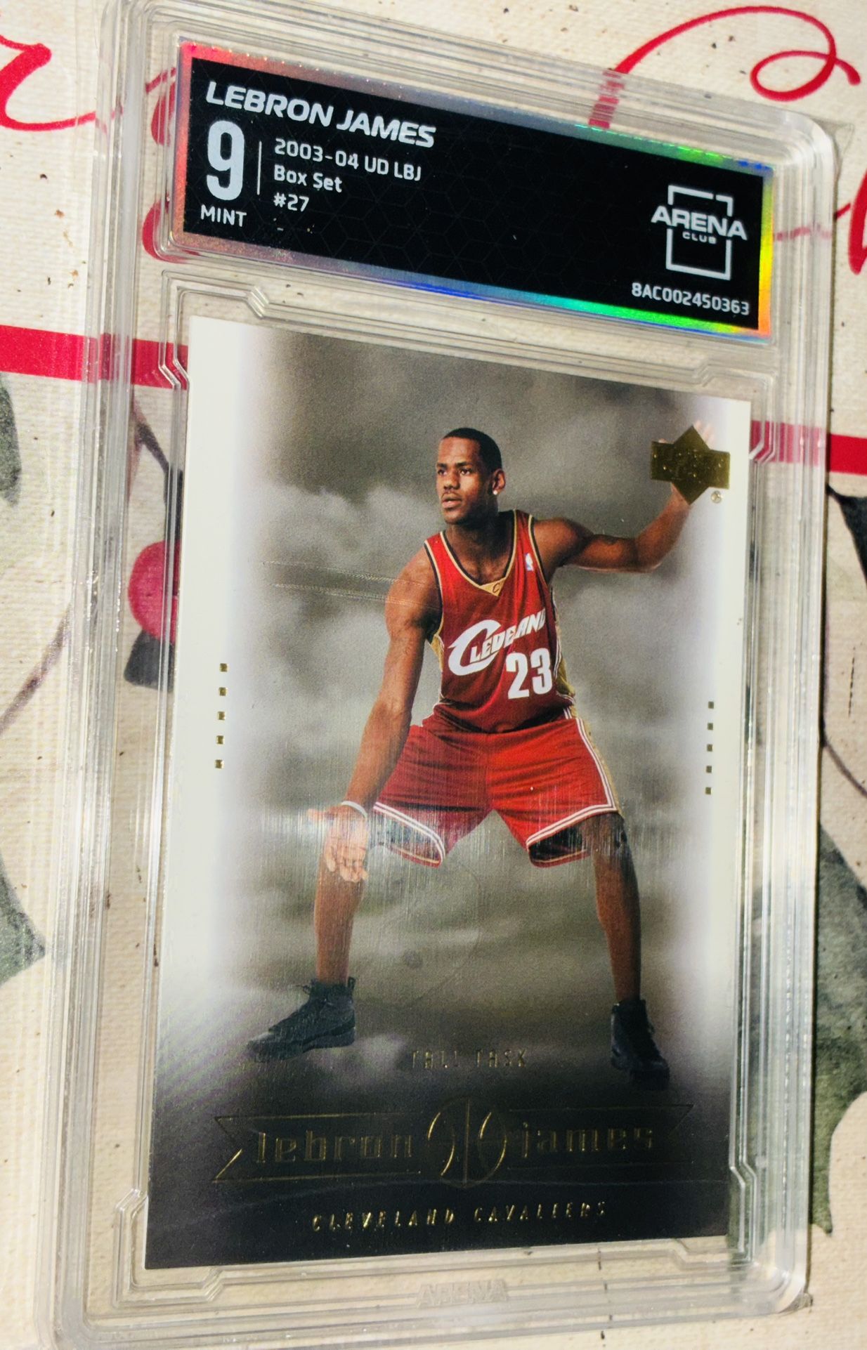 2003-04 Lebron James Rookie Card CAVS ARENA MINT 9