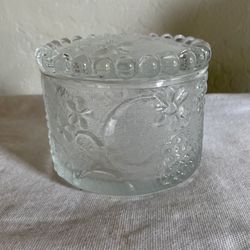 Vintage Clear Glass Trinket Scandanavian