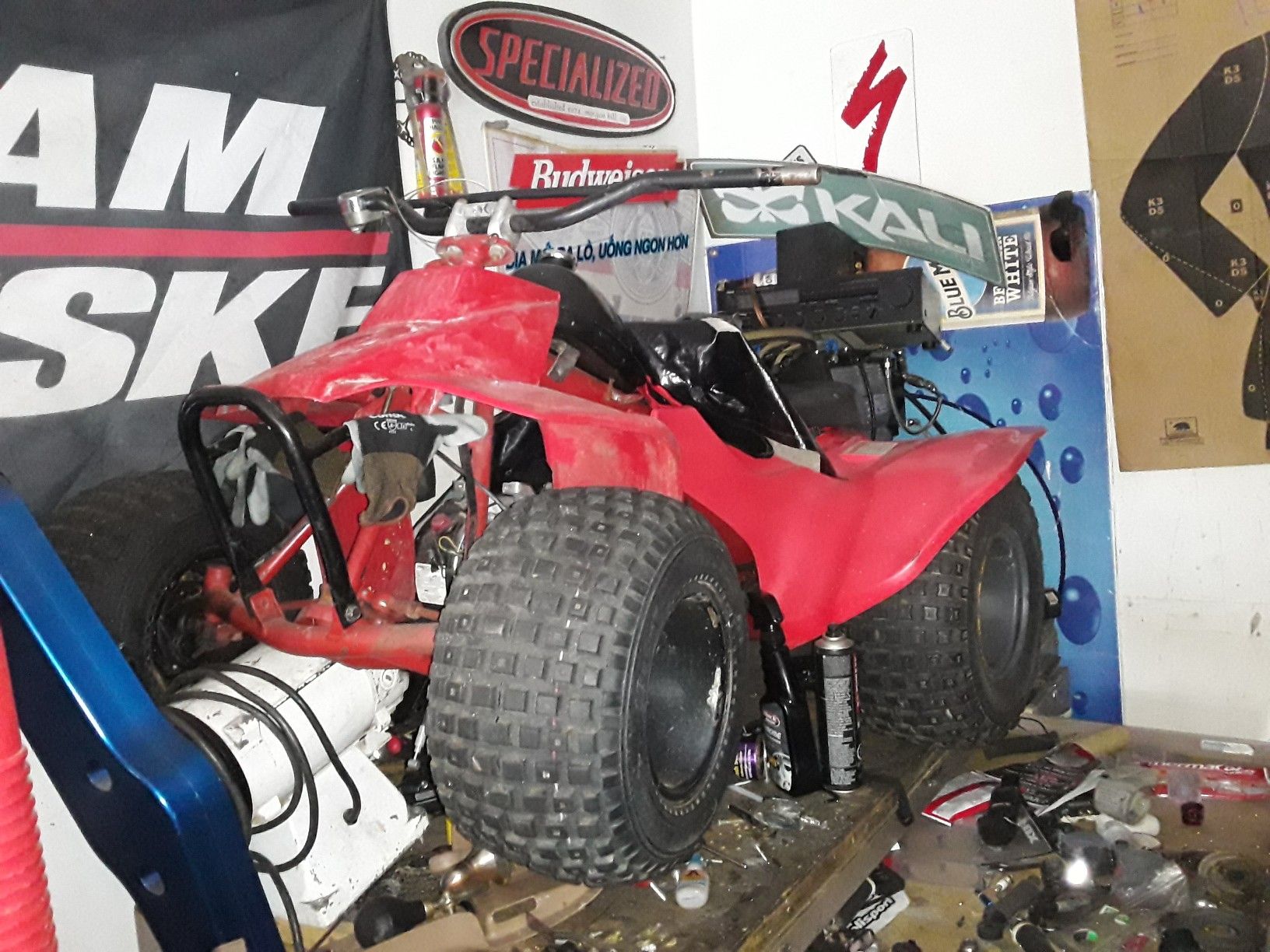 Honda ATX 70 with with Harbor Freight 212 Predator engine