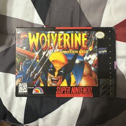 Wolverine Adamantium Super Nintendo 
