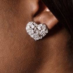 Vivienne Westwood Hypolita Orb Hearts Crystals Earrings