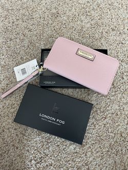 London Fog Collection  Zip-Around Wristlet Wallet