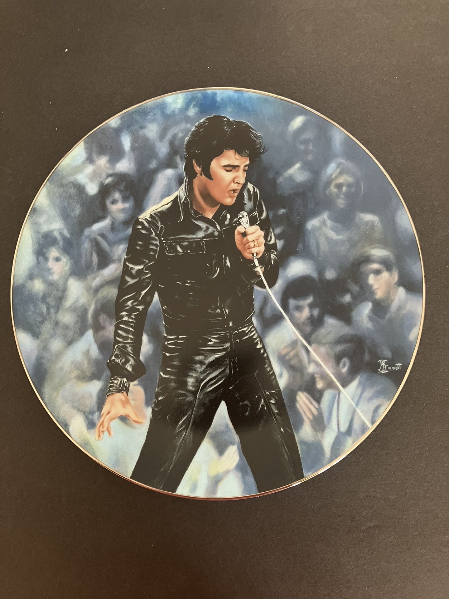 Elvis Presley "68 Comeback Special" 1990 Delphi Special Collector Plate
