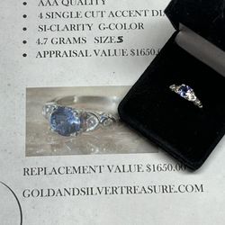 Art, Deco, Platinum Engagement Ring