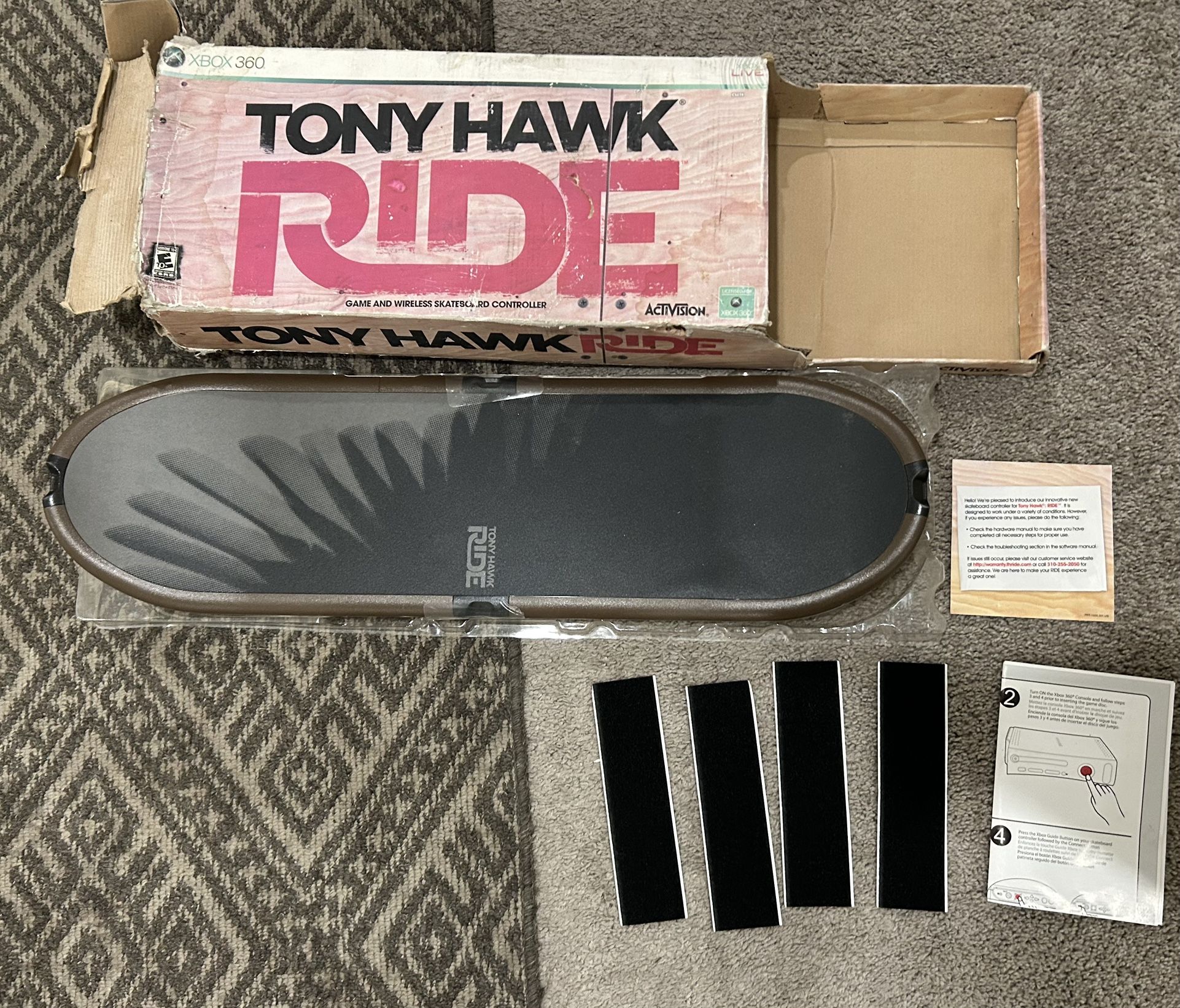 Tony Hawk Skateboard Controller Xbox 360