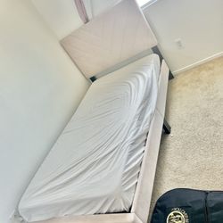 Twin Bed Frame With Mattress 