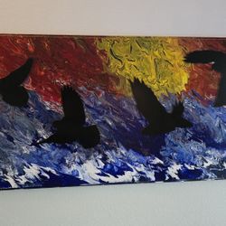 Assemblage Style Painting