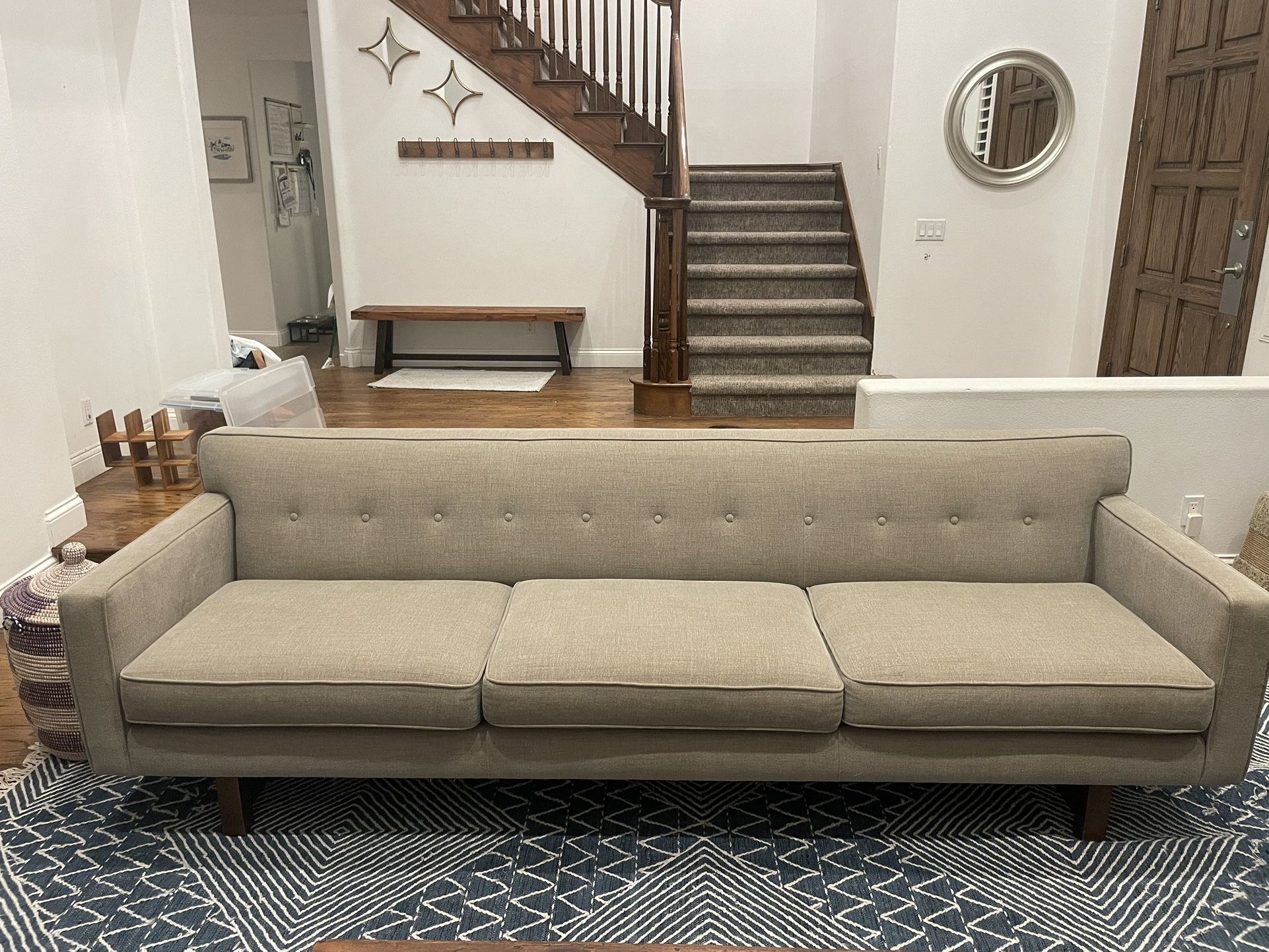 Room and Board Andres’ 101” Sofa- Conley Oatmeal (color)