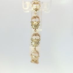 Ladies 10k Rose & Yellow Gold Sun & Moon 7-inch Link Bracelet 11059364