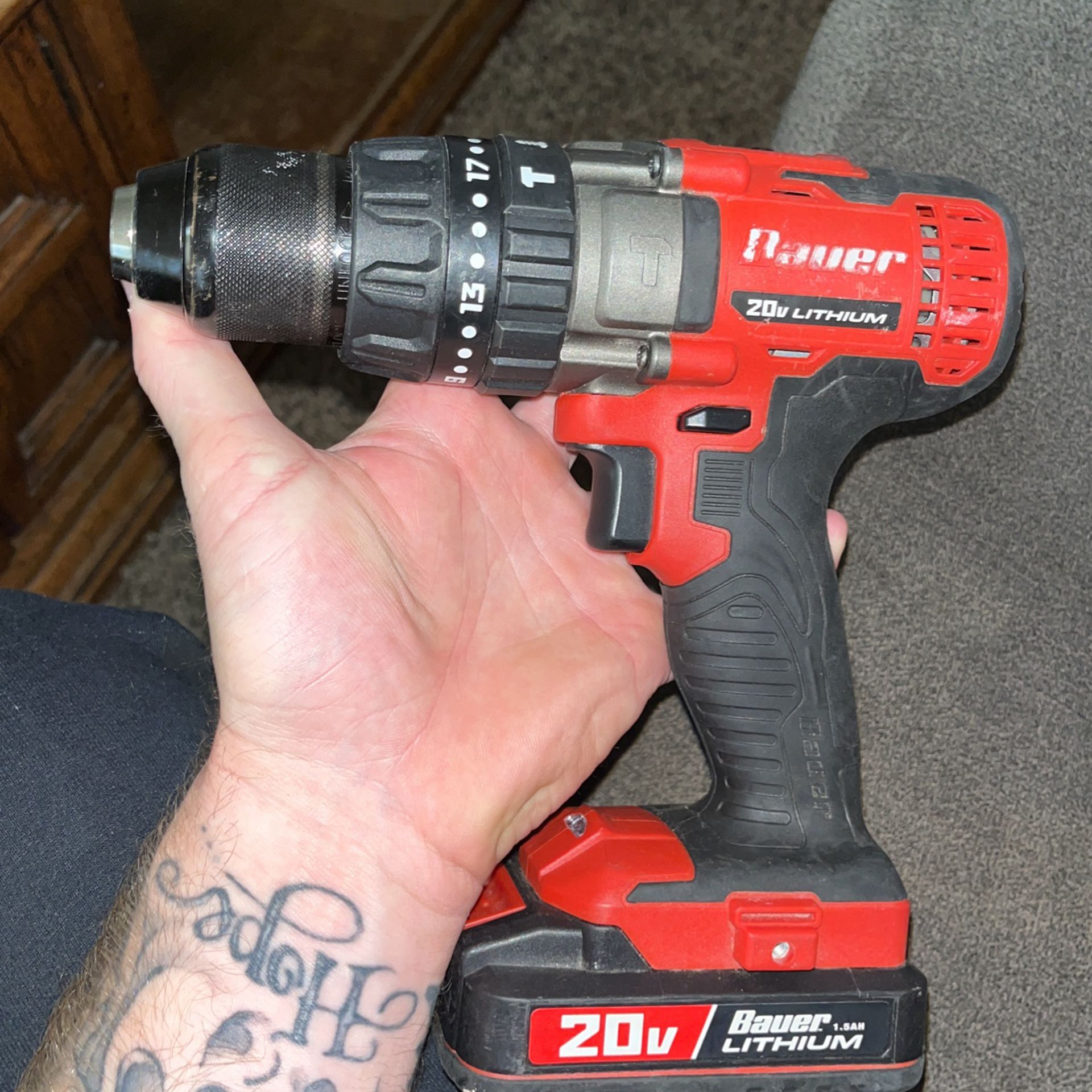 Bauer Hammer Drill And Drill/driver 1/2 In 