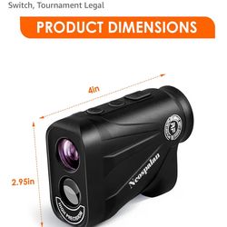 New in box - Golf Rangefinder with Slope and Pin Lock