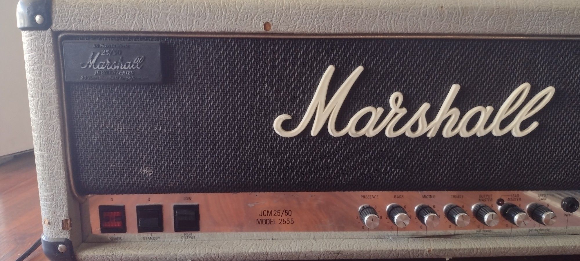 Marshall 2555 Jcm 25/50 1987 Silver Jubilee Head Not Reissue