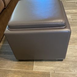 Crate & Barrel Ottoman Convertible Table