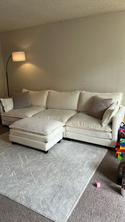 Cloud Sectional w/ Ottoman