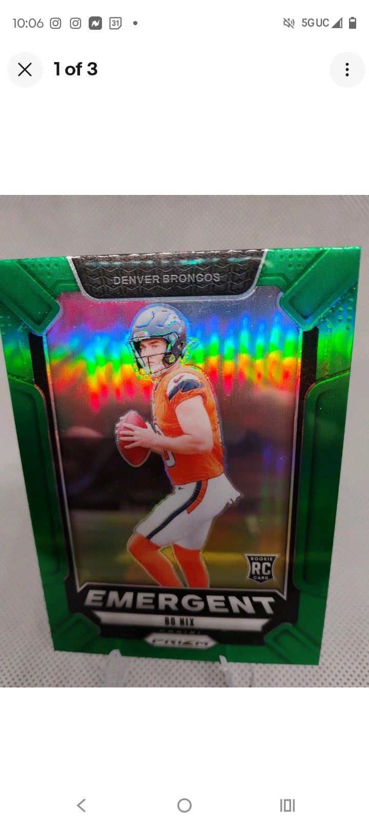 Bo Nix Rookie