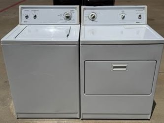 Kenmore washer and Kenmore dryer heavy duty super load capacity   with warranty working perfectly  extra for delivery. same day delivery and installat