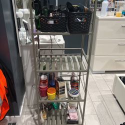 metal 5 tier bathroom rack 