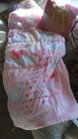 Barbie Sleeping Bag And Pillow