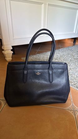 Used COACH Navy Blue Purse