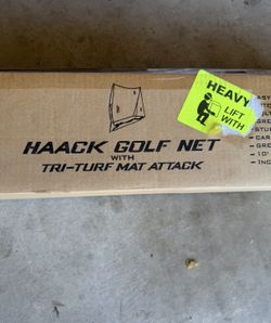 Haack Golf Net with Tri-Turf Mat Attack (New in Box)