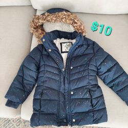 Girls Puffer 4T Warm Winter Snow Jacket