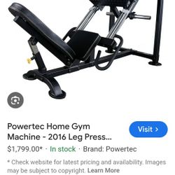 Powertec Home Gym.    Used Twice !    So Basically New