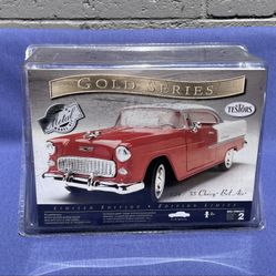Testors GOLD Series 1955 Chevy Bel Air Model Kit 1/24 Scale Metal Body NEW