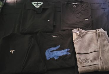 Shirts And Crewneck Sz.L $5.00 Each 