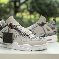 Jordan 4 Retro Premium 'Snakeskin'