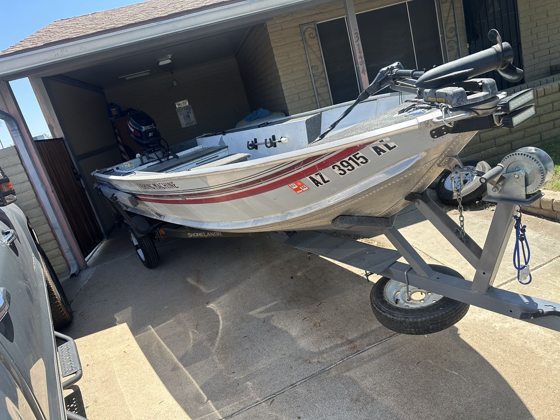 14.5 Foot Aluminum Fishing Boat