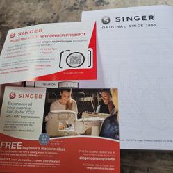 Singer Machine Used Just Ones