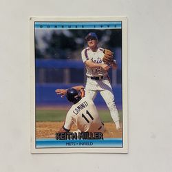 Kieth Miller Baseball Card 1992 - $6