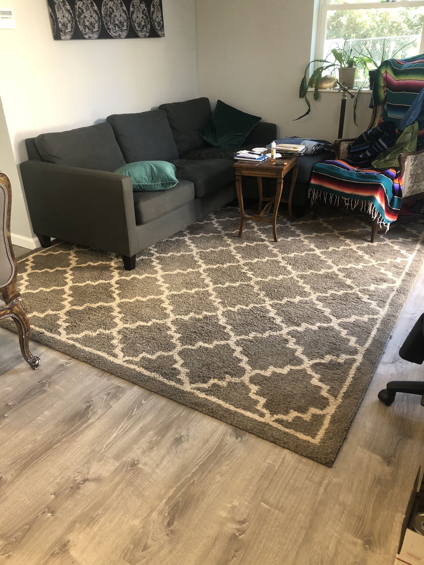 Brown area rug 8x10