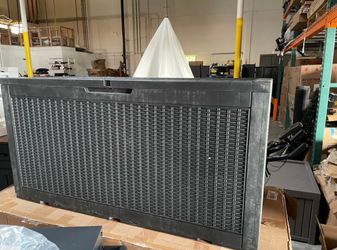 Assembled New Outdoor Storage Box Waterproof 80 Gallon Deck Box for Patio Storage