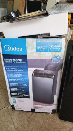 BRAND NEW Midea 12,000-BTU Portable Air Conditioner - READ FULL DESCRIPTION