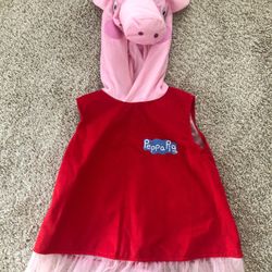 Peppa pig costume size 3-4T