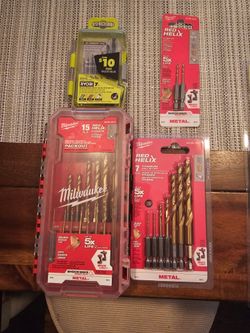 Brand new drill bits
