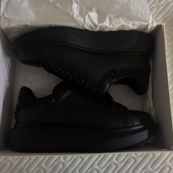 Crystal Heel Black Alexander McQueen