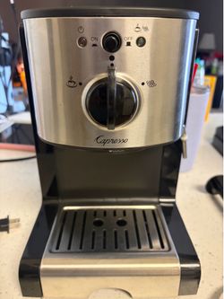 Caress espresso machine & milk steamer