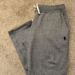 Gray Polo Sweats M