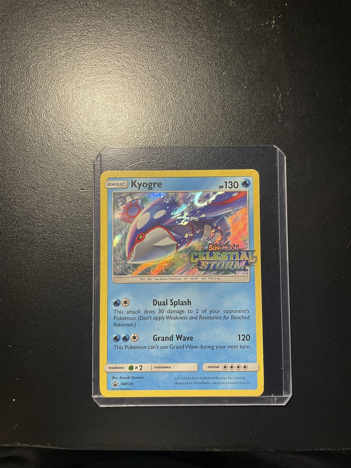 Kyogre Pokemon Card 