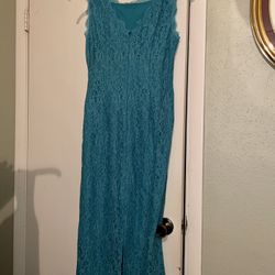 Long Blue Dress