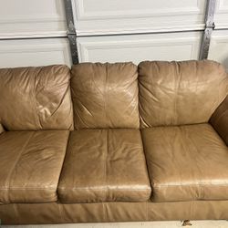 2 Leather couches