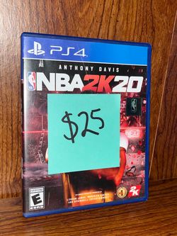 Anthony Davis PlayStation 4 & 5 PS5 PS4 Video Game NBA 2K20 Basketball